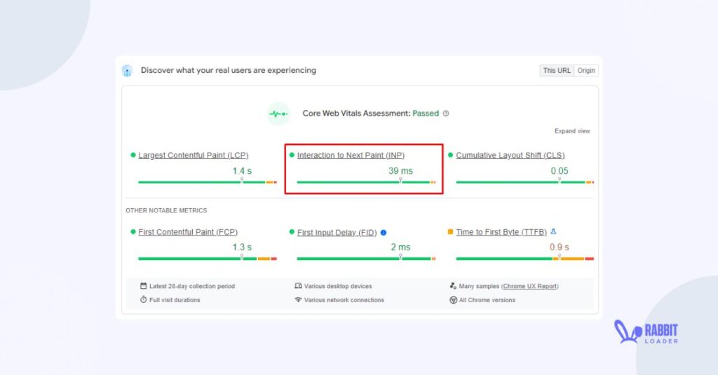 INP improvement, core web vitals 