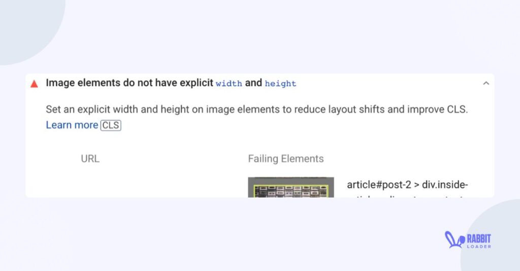 image element do not explied