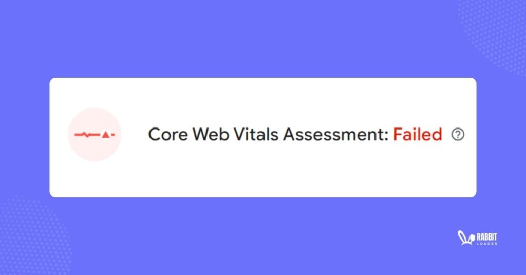 Core Web Vitals Assessment: Failed

