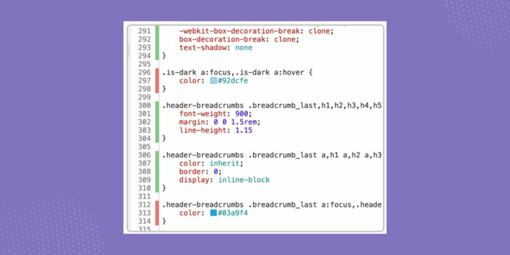 Style code unused