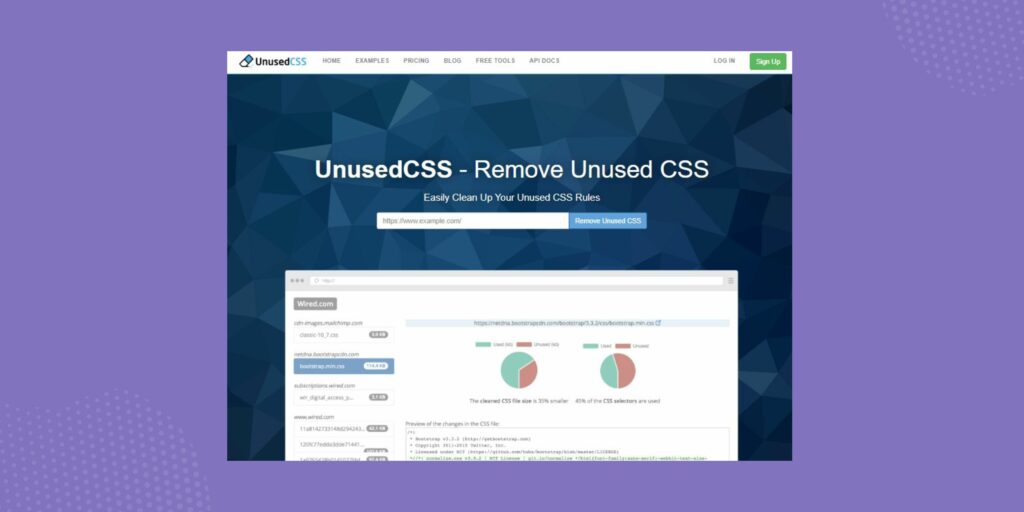 unused css