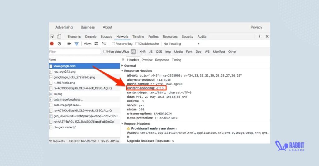 compress your website resources