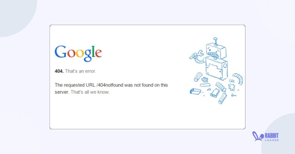 404 broken page