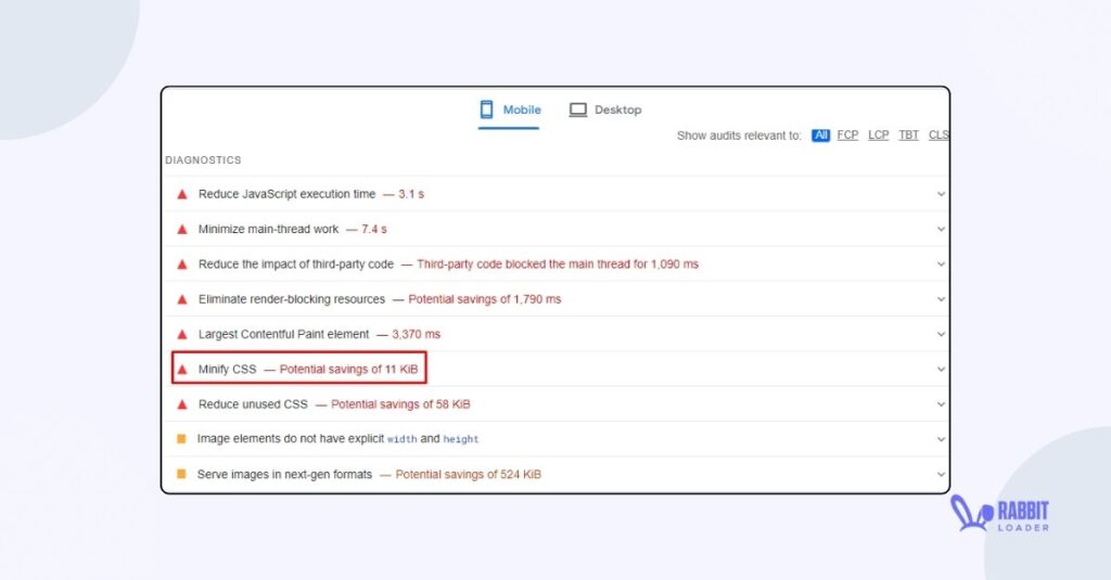 minify css