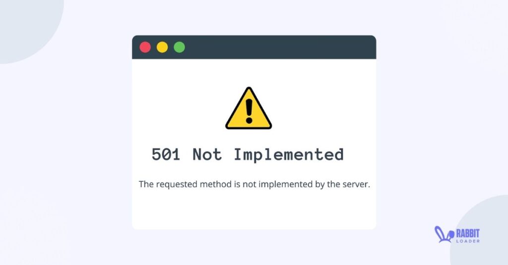 501 not implemented