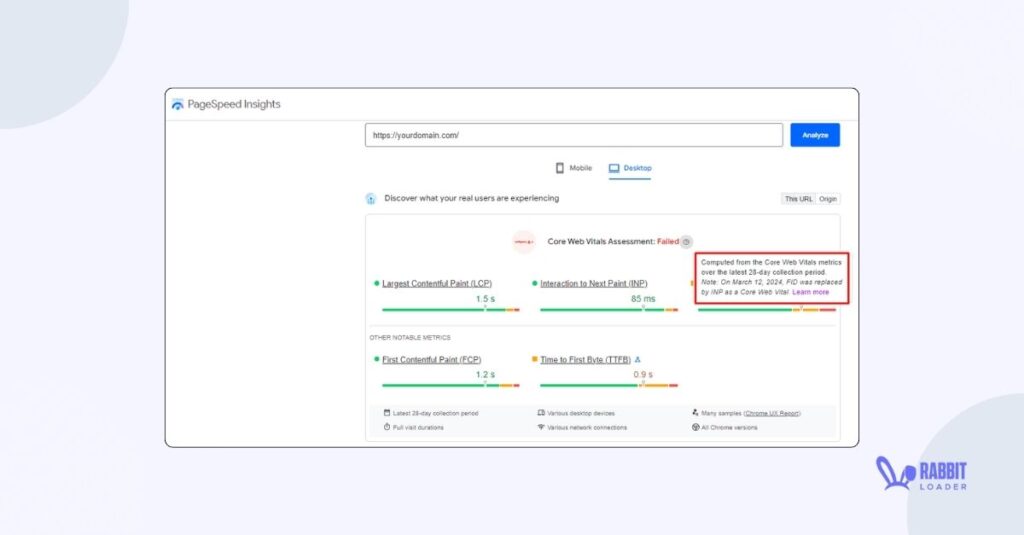 How to pass core web vitals