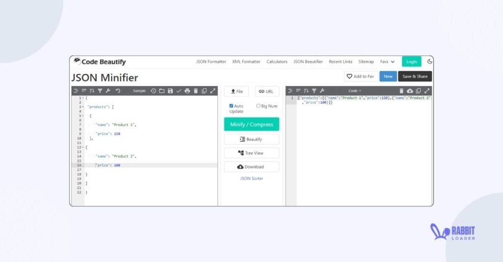 JSON Minifier