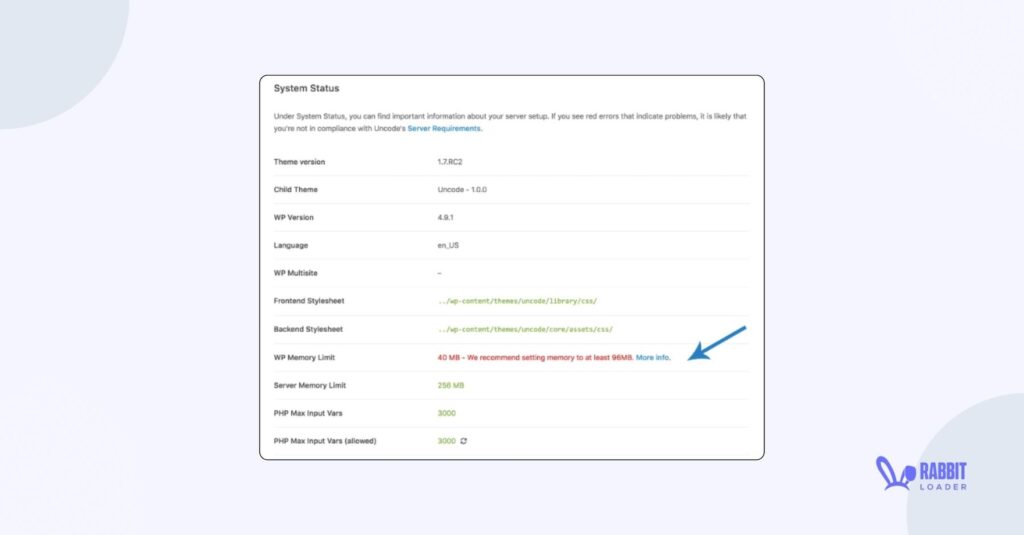 WP memory Limit