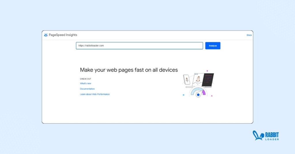 Pagespeed insights